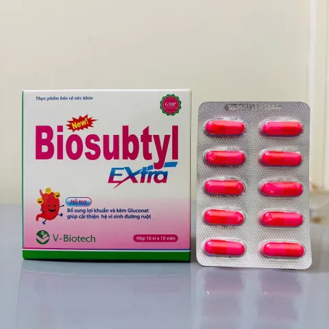 Viên vi sinh BIOSUBTYL EXTRA cân bằng lợi khuẩn đường ruột