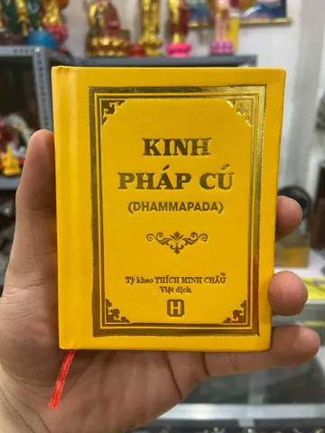 Kinh Pháp Cú mini bìa vàng