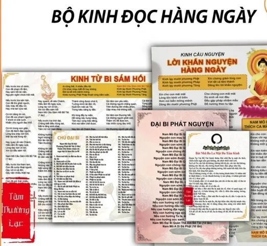Bộ 8 Kinh Đọc Hàng Ngày Sám Hối, Hồi Hướng, Chú Đại Bi, Tâm Kinh, Khấn Nguyện, Đại Bi Phát Nguyện cực hay