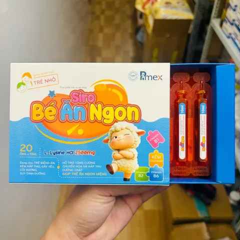 Siro BÉ ĂN NGON cao cấp hỗ trợ biếng ăn cho bé từ 0 tháng tuổi