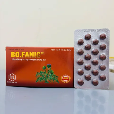 Giải độc gan giá rẻ BOFANIC 100 viên