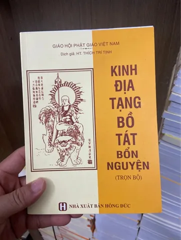 Kinh Địa Tạng Bồ Tát Bổn Nguyện Bổn Nguyện bìa mỏng cực đẹp