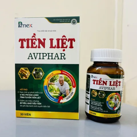 TIỀN LIỆT AVIPHAR - dành cho nam giới bí tiểu, tiểu khó, phì đại tiền liệt tuyến
