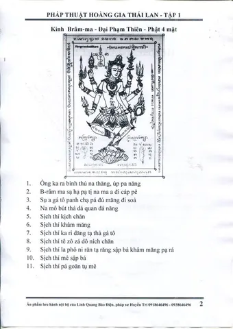 SỔ TAY Sách Pháp Thuật Hoàng Gia Thái Lan Tác Giả Huyền Trí