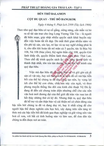 SỔ TAY Sách Pháp Thuật Hoàng Gia Thái Lan Tác Giả Huyền Trí
