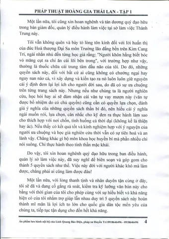 SỔ TAY Sách Pháp Thuật Hoàng Gia Thái Lan Tác Giả Huyền Trí