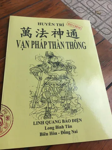SỔ TAY Sách Vạn Pháp Thần Thông Pháp Sư Huyền Trí
