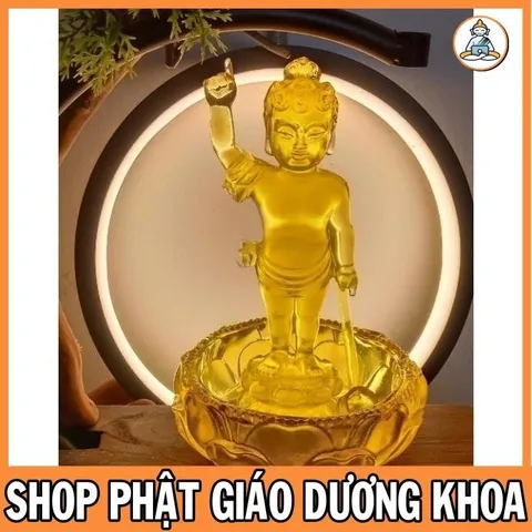 BỘ TƯỢNG ĐẢN SANH 16CM + CHẬU CỰC ĐẸP GIÁ SĨ CHO PHẬT TỬ  DƯƠNG KHOA SHOP 0398.142_241