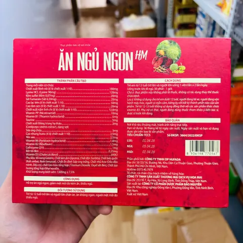 Viên ăn ngủ ngon HM bồi bổ sức khỏe