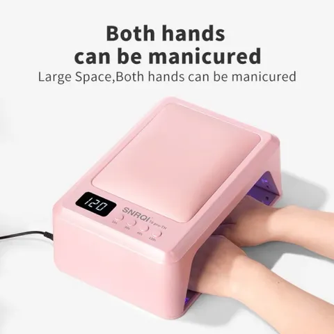 Máy Hơ SNRQI T8 PRO Hồng 72W Phiên Bản Nâng Cấp Tấm Lót Kính Siêu Bền Hơ Khoẻ Nhanh Khô Chính Hãng [ TÚ ANH NAIL ]