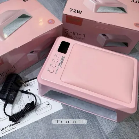 Máy Hơ SNRQI T8 PRO Hồng 72W Phiên Bản Nâng Cấp Tấm Lót Kính Siêu Bền Hơ Khoẻ Nhanh Khô Chính Hãng [ TÚ ANH NAIL ]