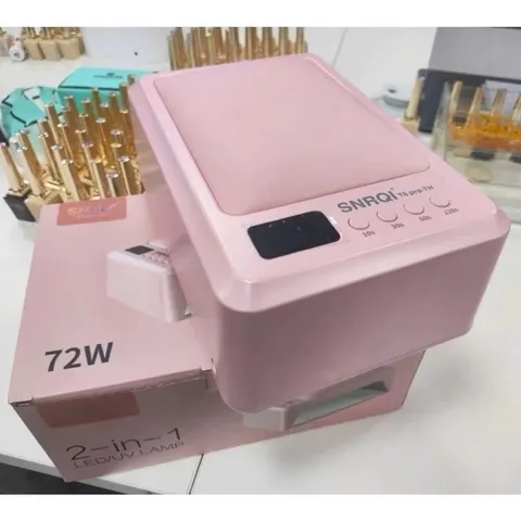 Máy Hơ SNRQI T8 PRO Hồng 72W Phiên Bản Nâng Cấp Tấm Lót Kính Siêu Bền Hơ Khoẻ Nhanh Khô Chính Hãng [ TÚ ANH NAIL ]