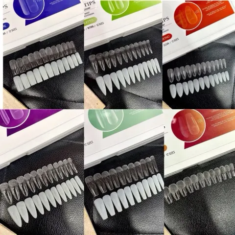 Móng úp Vinimay nhám sẵn hộp 552 móng đủ 12 size form chuẩn chính hãng [ TÚ ANH NAIL ]