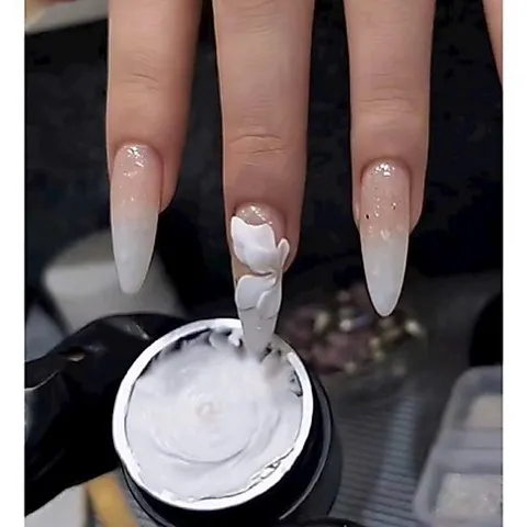 Gel nặn hoa nổi không dính tay - Gel khô nặn hoa nổi tạo hình nổi siêu dẻo hũ to 30g ( HOT )