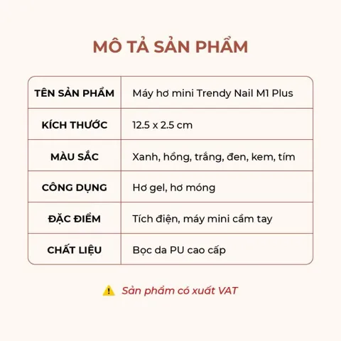 Đèn Hơ Cảm Ứng AL Tích Điện Cao Cấp TRENDY NAIL - SNRQI Công Nghệ Cảm Ứng AL Thế Hệ Mới Cực Nhạy - Dung lượng Pin Cao