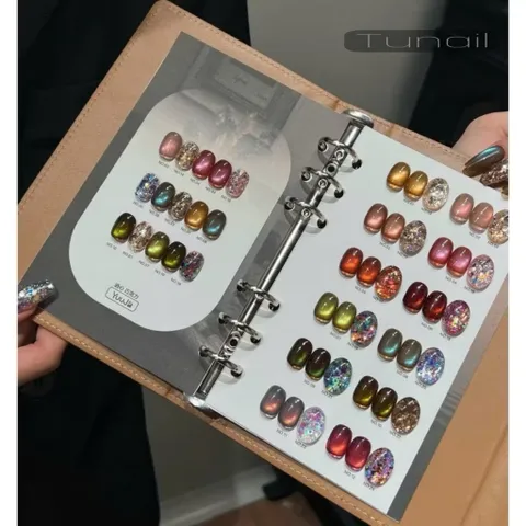 Set sơn mắt mèo Yuuja 24 màu mix nhũ cao cấp siêu sáng tặng kèm bảng màu chữ nhật cực xịn [ TÚ ANH NAIL ]