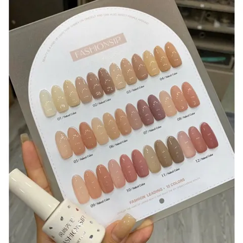 Set Sơn Thạch Đục 22 Màu FASHIONSIR Cao Cấp Đủ Tông HOT Nhất Chất Siêu Đặc Mướt Chuẩn Màu [ Tặng Bảng Màu Mica Xịn ]