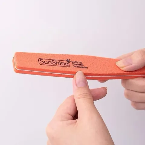 ( Giá sỉ ) Lốc 10 phao mịn chà móng Sunshine 2 mặt nhám 100/180 chuẩn Loại 1 siêu cứng bền chuyên dụng Ngành Nail