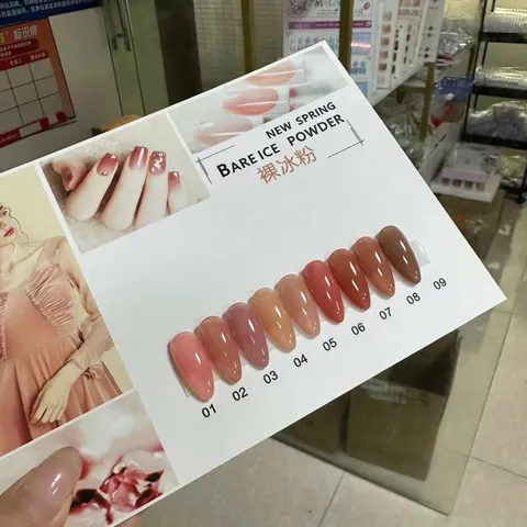 Set 9 màu sơn thạch siêu Hot chuẩn loại 1 chất đặc đẹp tặng bảng màu cực xịn