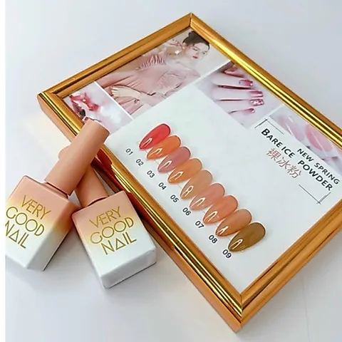 Set 9 màu sơn thạch siêu Hot chuẩn loại 1 chất đặc đẹp tặng bảng màu cực xịn