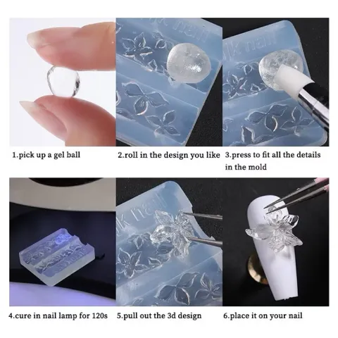 Khuôn Silicon Tạo Hình Charm Nail Mẫu Mới Siêu HOT - Charm Gắn Nailbox Siêu Đẹp [ TÚ ANH NAIL ]