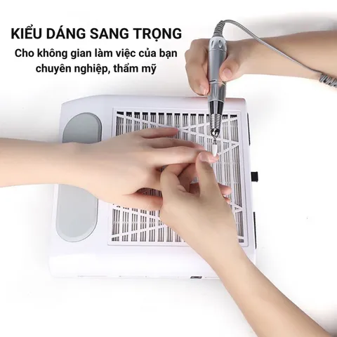[ LOẠI 1 HÚT KHOẺ ] Máy hút bụi Nail BQ-858 công suất 80w hút cực mạnh thiết kế sang xịn đủ bộ [ BẢO HÀNH ĐẦY ĐỦ ]