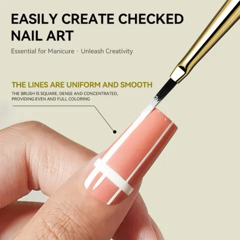 Cọ Kẻ Sọc Thẳng - Cọ Kẻ Caro Cực Dễ Lông Mướt Chuẩn Xịn Tiện Ích Ngành Nails [ TÚ ANH NAIL ]