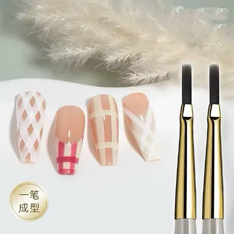 Cọ Kẻ Sọc Thẳng - Cọ Kẻ Caro Cực Dễ Lông Mướt Chuẩn Xịn Tiện Ích Ngành Nails [ TÚ ANH NAIL ]