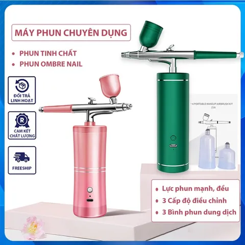 Máy phun ombre siêu nhanh thế hệ mới phun ombre siêu nhanh đều đẹp cho thợ nail hàng chuẩn
