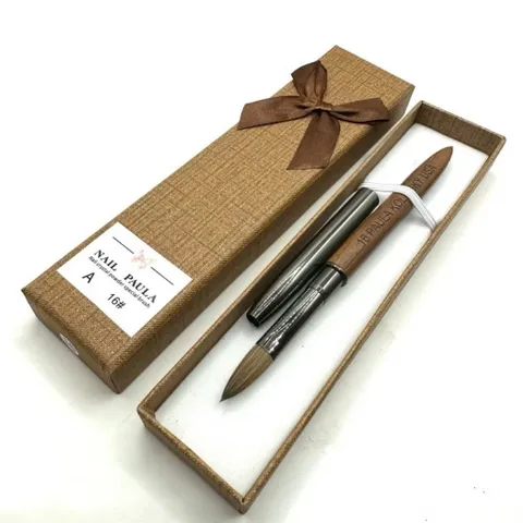 Cọ Đắp Bột Paula Kolinsky Cao Cấp Lông Chồn Xịn 100% size 16-18 Chuyên Dụng Đắp Bột Móng Chính Hãng [ TÚ ANH NAIL ]