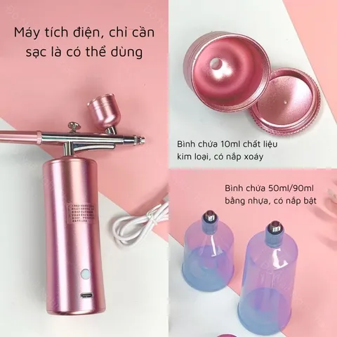 Máy phun ombre siêu nhanh thế hệ mới phun ombre siêu nhanh đều đẹp cho thợ nail hàng chuẩn