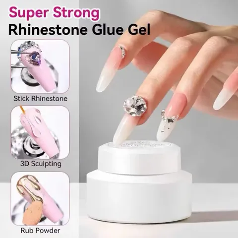 [HOT] Gel Thuỷ Tinh JIESHIYA Hũ To 18G - Gel Vẽ Nổi Đính Đá Tạo Cầu Móng Đa Năng 5 in1 Chất Siêu Đặc Chính Hãng