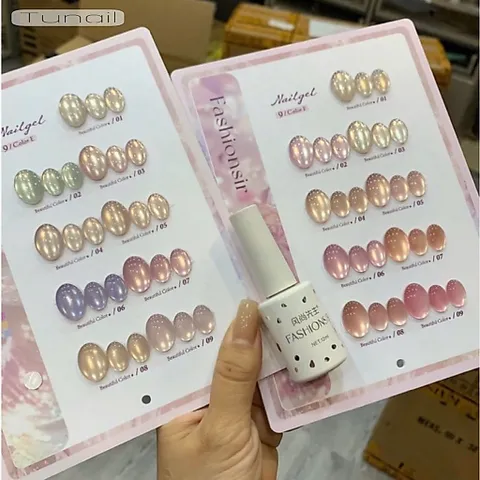 Set 9 Màu Sơn Mắt Mèo Cực Quang Ánh Nước FASHIONSIR Cao Cấp Hiệu Ứng Siêu Sáng Mịn Mã HOT [ TẶNG KÈM BẢNG MÀU XỊN ]