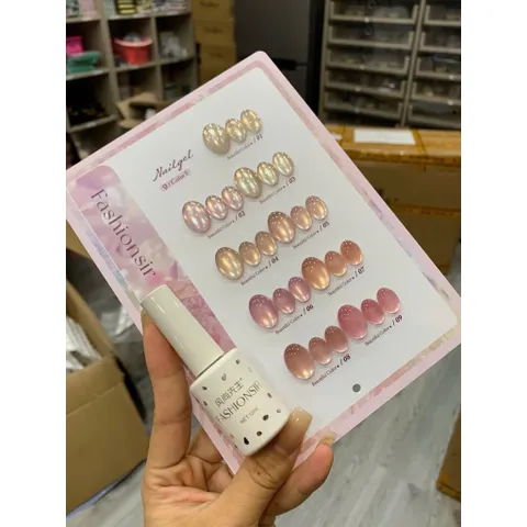 Set 9 Màu Sơn Mắt Mèo Cực Quang Ánh Nước FASHIONSIR Cao Cấp Hiệu Ứng Siêu Sáng Mịn Mã HOT [ TẶNG KÈM BẢNG MÀU XỊN ]
