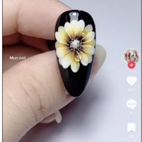 Cọ vẽ hoa đầu tròn đầu nhọn đa năng vẽ trang trí móng chuẩn xịn ngành nail