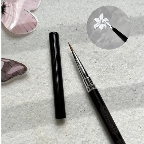 Cọ vẽ hoa đầu tròn đầu nhọn đa năng vẽ trang trí móng chuẩn xịn ngành nail