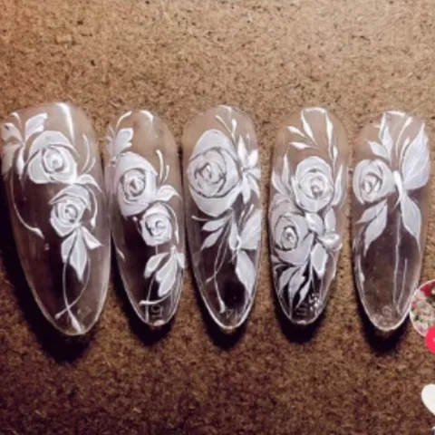 Cọ vẽ hoa đầu tròn đầu nhọn đa năng vẽ trang trí móng chuẩn xịn ngành nail
