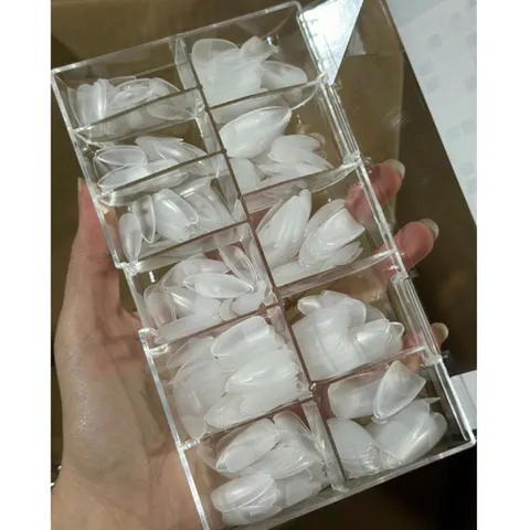 Móng úp HSM phom Bầu nhám sẵn chuẩn phom hộp 500 móng ( CHÍNH HÃNG )