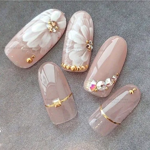 Cọ vẽ hoa đầu tròn đầu nhọn đa năng vẽ trang trí móng chuẩn xịn ngành nail