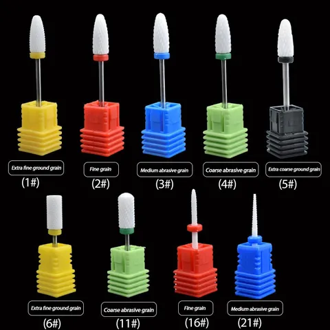 Đầu mài sứ Ceramic mài sơn gel , mài bột móng siêu êm bền không nóng rát phạm da đủ Size hàng chuẩn xịn