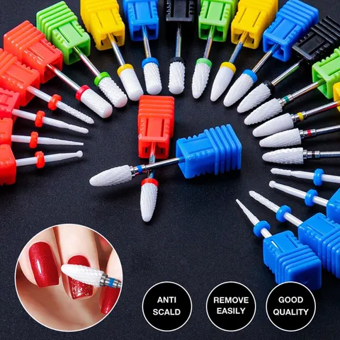 Đầu mài sứ Ceramic mài sơn gel , mài bột móng siêu êm bền không nóng rát phạm da đủ Size hàng chuẩn xịn