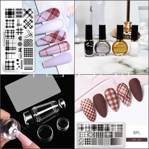 Set khuôn in hình nail đầy đủ siêu tiện lợi cho chị em ngành nail ngại vẽ