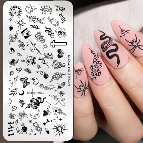 Set khuôn in hình nail đầy đủ siêu tiện lợi cho chị em ngành nail ngại vẽ