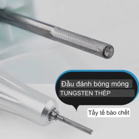 Đầu mài trụ mài đẩy da , khoé móng, khoé úp 3 in 1 đa năng thép vonfarm siêu bền không gây nóng rát phạm da