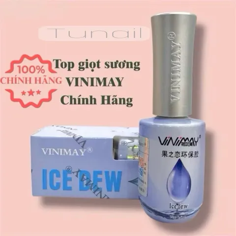 Top giọt sương Vinimay Chính Hãng chai 15ml - Top sương tạo hình nổi , vẽ nổi chà tráng gương đa năng ngành Nail