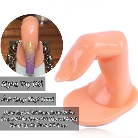 Ngón tay giả có khoé tập sơn móng vẽ móng , úp móng giả , đắp gel bột cho học viên thực hành đa năng giá rẻ
