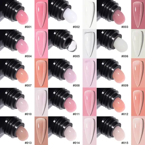 Set gel gôm đắp móng tạo hình móng giả lên phom siêu đẹp dễ làm bền đẹp tiện lợi nhiều màu HOT