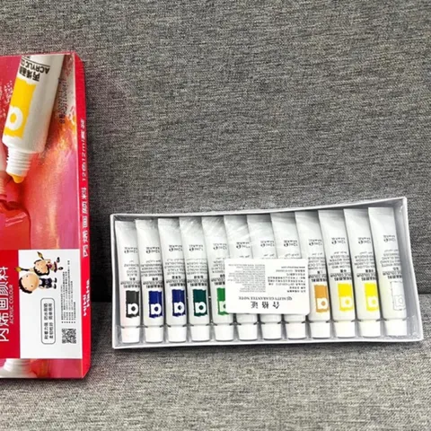 Set 12 màu bột vẽ cọ bản nail cao cấp siêu đặc chuẩn màu
