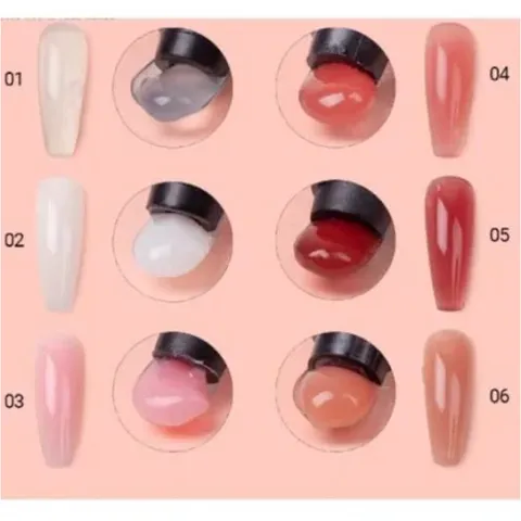 Set gel gôm đắp móng tạo hình móng giả lên phom siêu đẹp dễ làm bền đẹp tiện lợi nhiều màu HOT