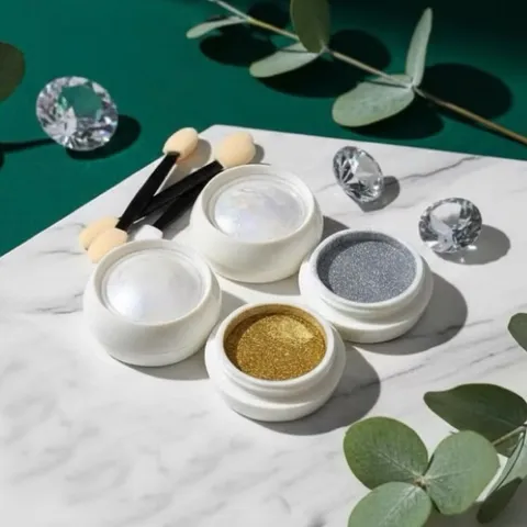 Set 4 Hũ Tráng Gương Nail Cao Cấp Hiệu Ứng Siêu Bóng Đủ Màu Cơ Bản Tạo 1001 Mẫu Nail Tráng Gương HOT [ TÚ ANH NAIL ]